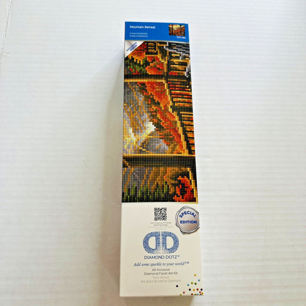 Diamond Dotz Special Edition Mountain Retreat All Inclusive Kit Design 10x12”NEW - Picture 1 of 13